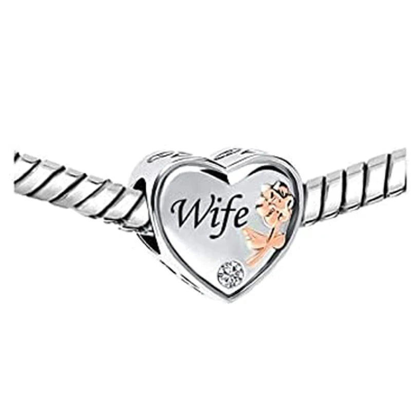 2025 Hot Sale Pink zircon aircraft passport cross Charm Beads Fit 925 Sterling Silver Original women Bracelet DIY Jewelry Gift