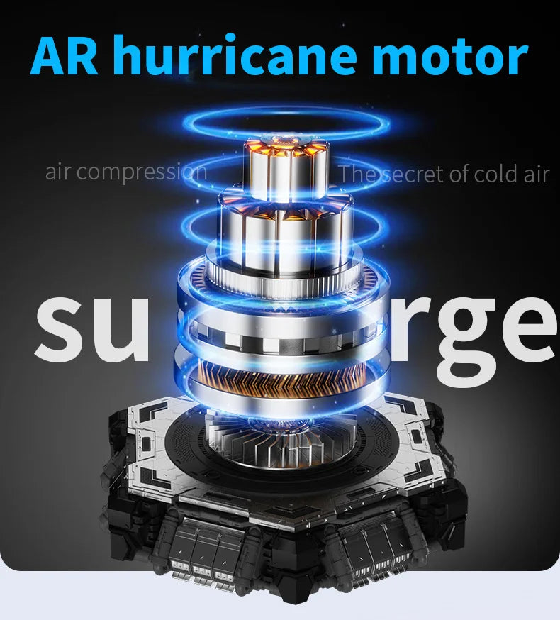 USB Rechargeable Rotor Neck Hanging Portable Fan Adjustable Bladeless Turbo Cooling for Dorm Home Outdoor Use