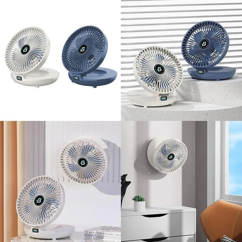 Fans, Portable Deformable Fan USB Rechargeable Quiet Pocket Cooling for Office Outdoor Home Travel Folding Small Hand Fan