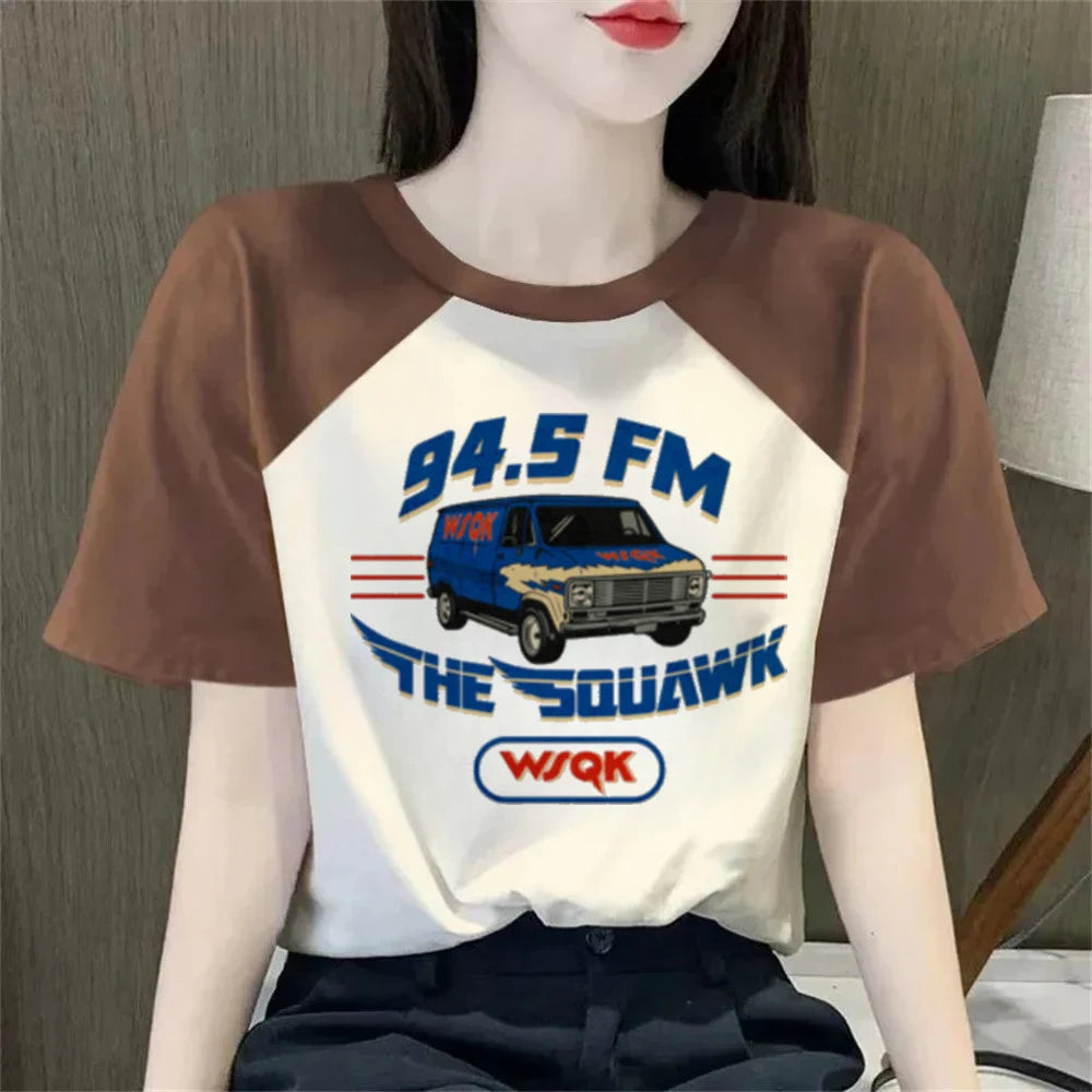 Steve Harrington Top Tees Women Upside Down University Harajuku Hawkins  Hip Hop Graphic Colorful Shirt Classic T-Shirts